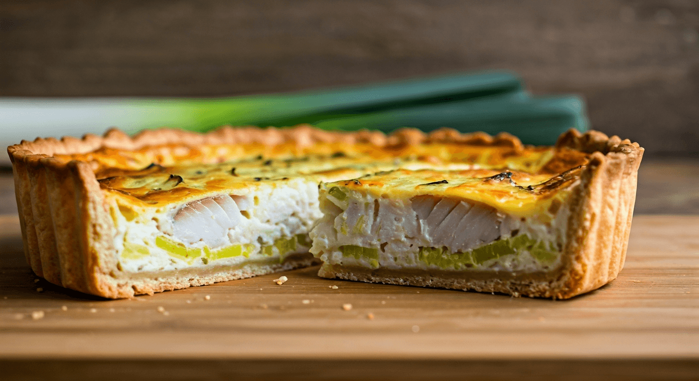 Smoked Haddock and Leek Tart